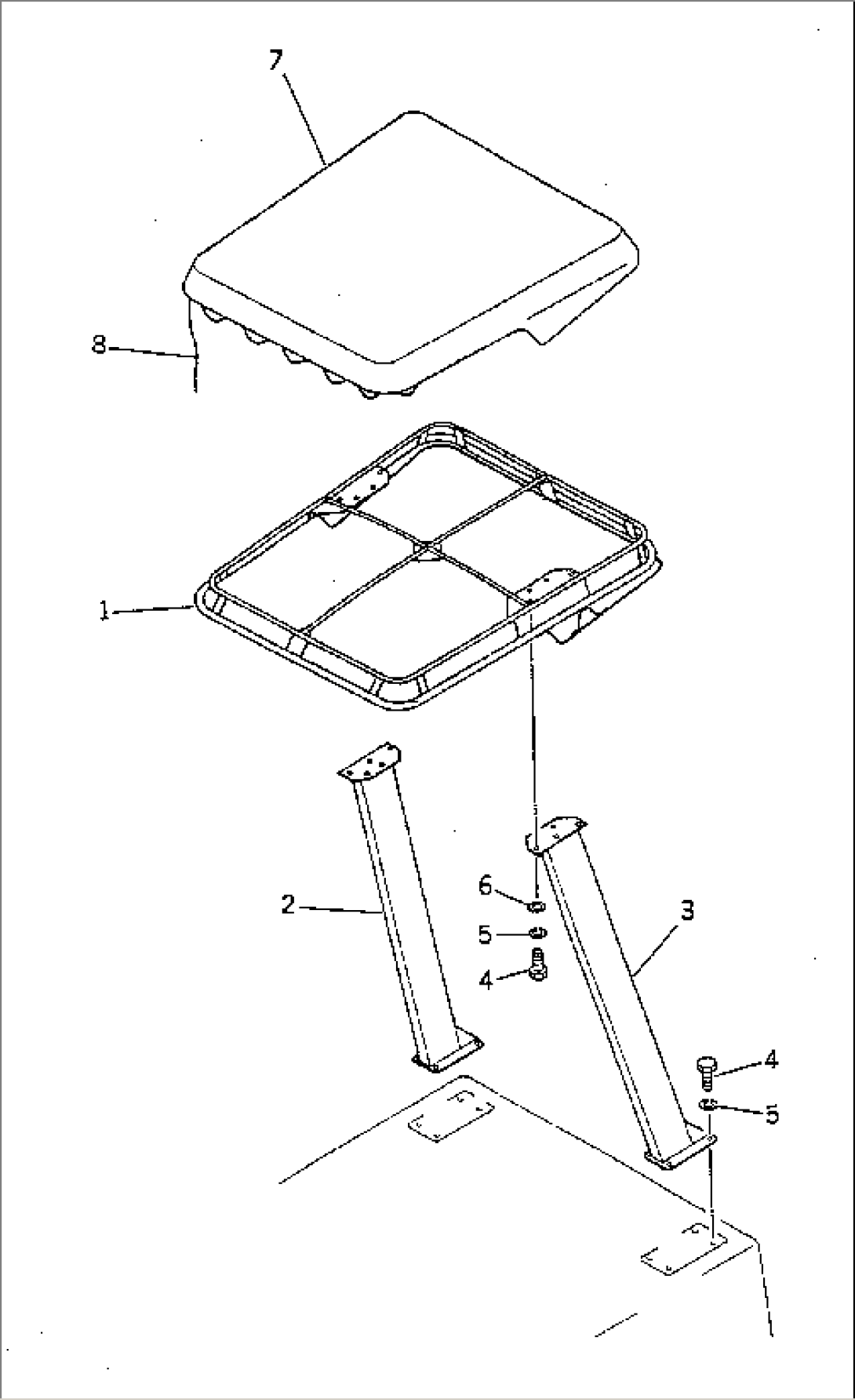 CANOPY (FOR BACK HOE)(#1001-1344)