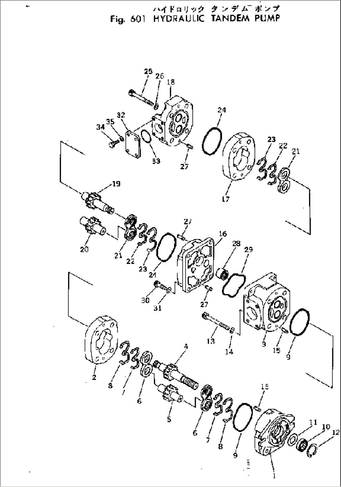 HYDRAULIC TANDEM PUMP