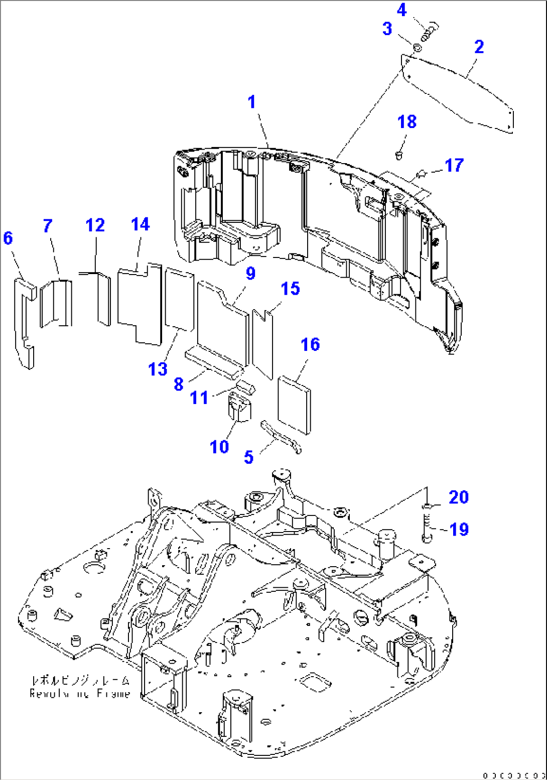 COUNTER WEIGHT (EU NEW NOISE REDUCTION ARRANGEMENT 2)(#8858-)