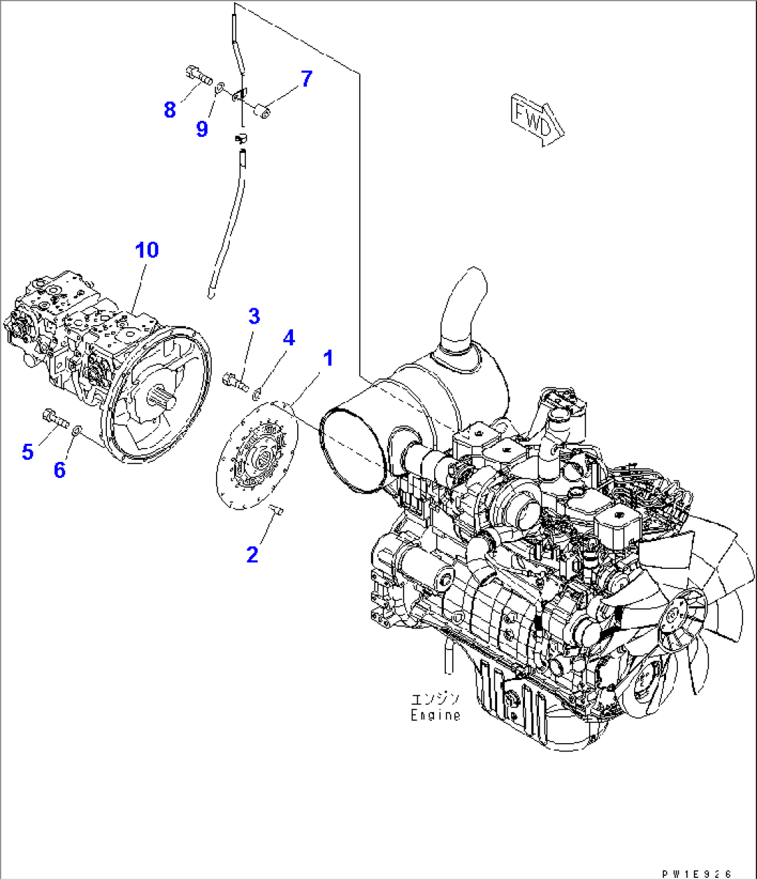 DAMPER AND PUMP(#20001-)