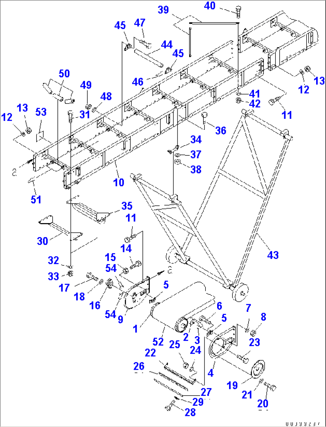 2ND CONVEYOR (7M - 600MM WIDE ¤ 10M - 600MM WIDE) (1/3)(#1005-1251)