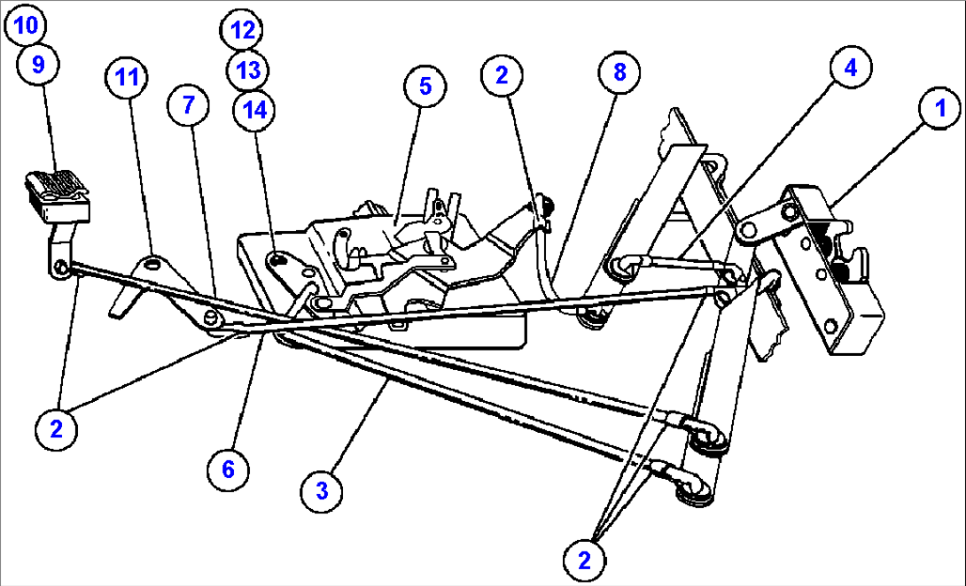 CAB DOOR LINKAGE