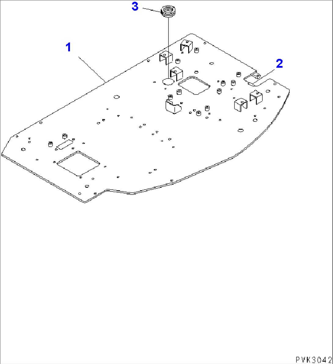 FLOOR FRAME (FLOOR FRAME)(#1061-1254)