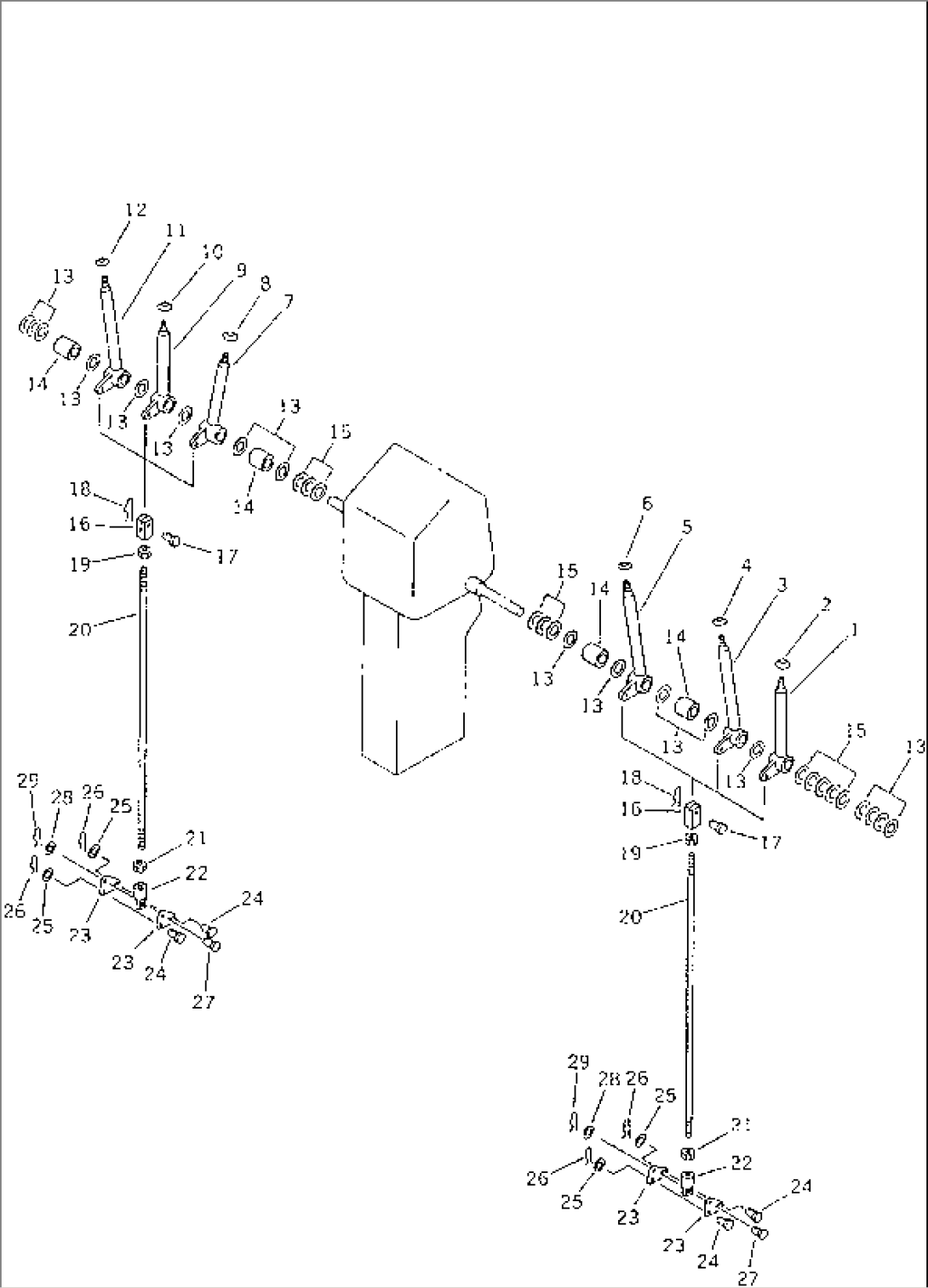 HYDRAULIC CONTROL LEVER