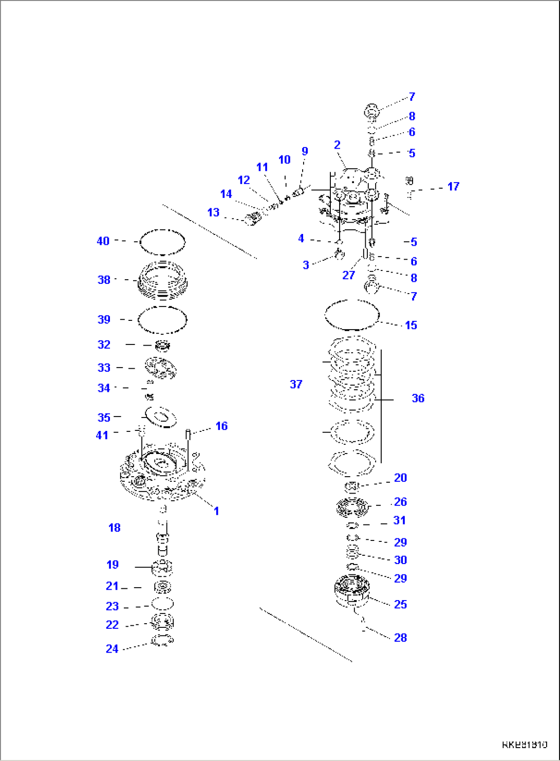 SWING MACHINERY, INNER PARTS (1/5)