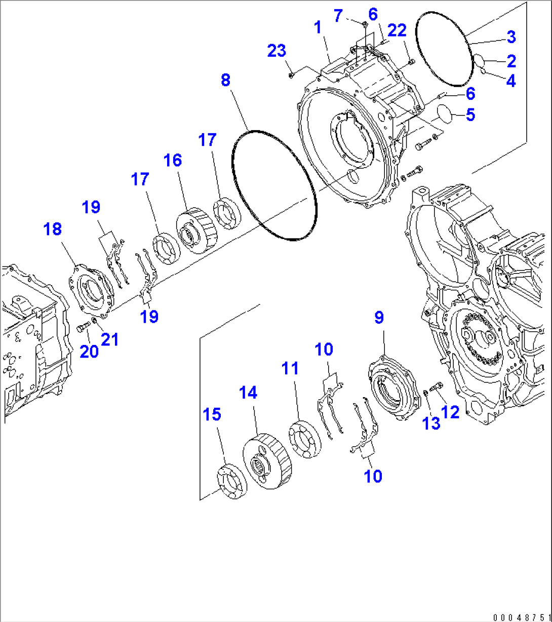 TORQUE CONVERTER(#55001-)
