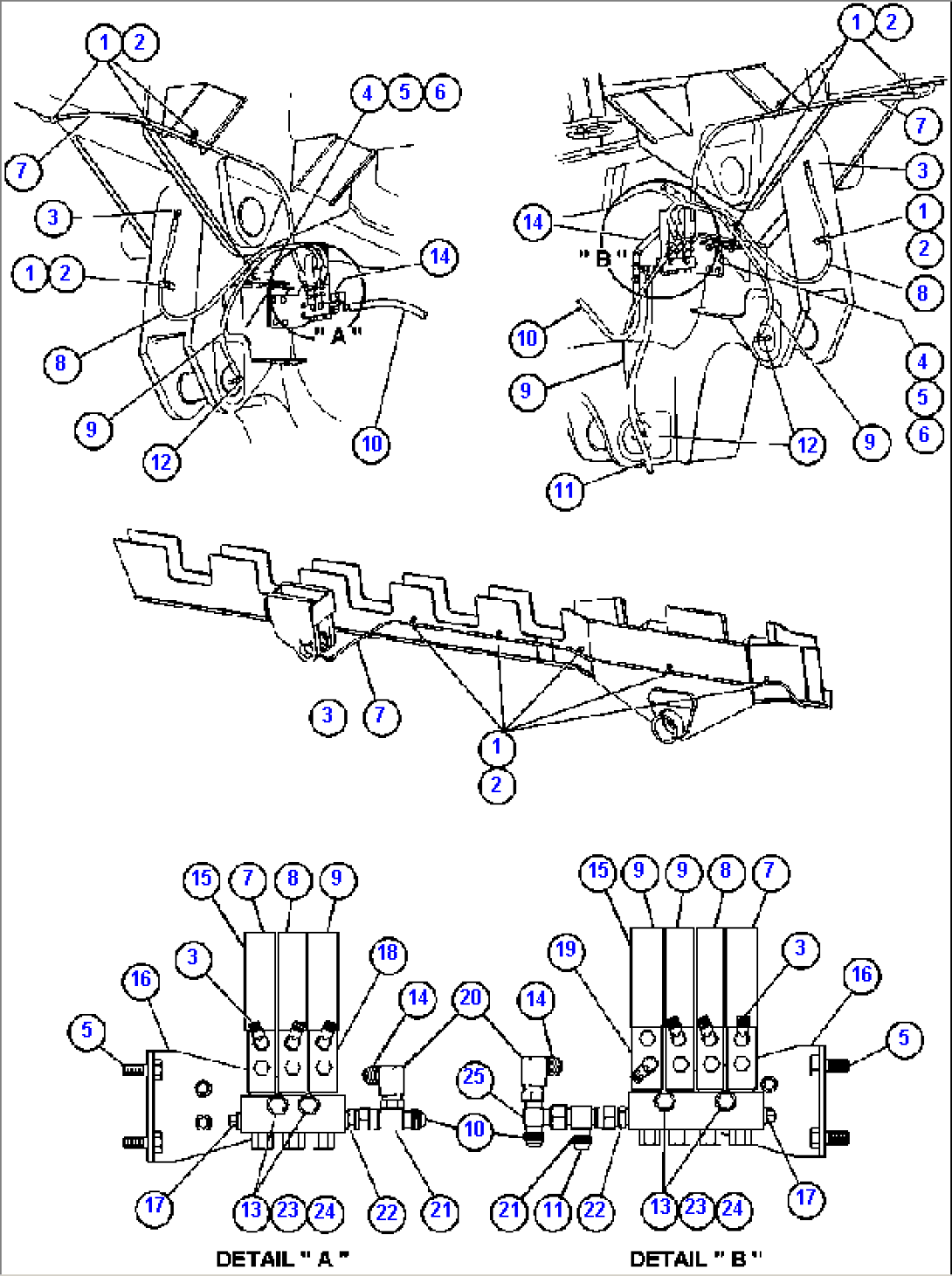 AUTO LUBE SYSTEM (REAR FRAME)