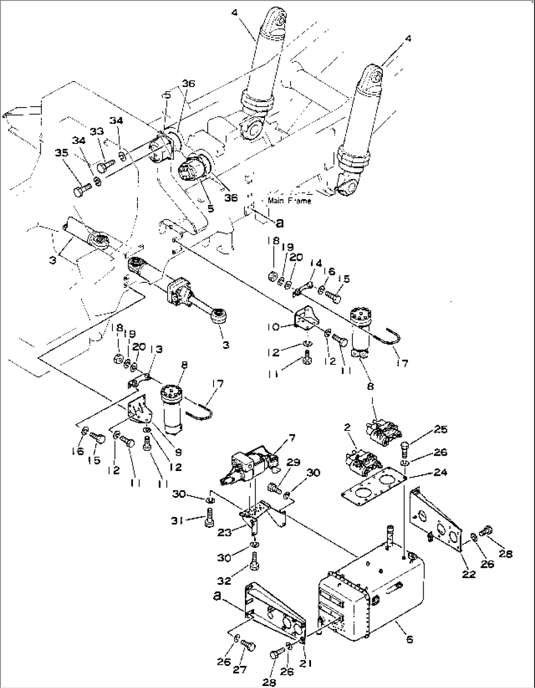 HYDRAULIC UNIT AND BRACKET