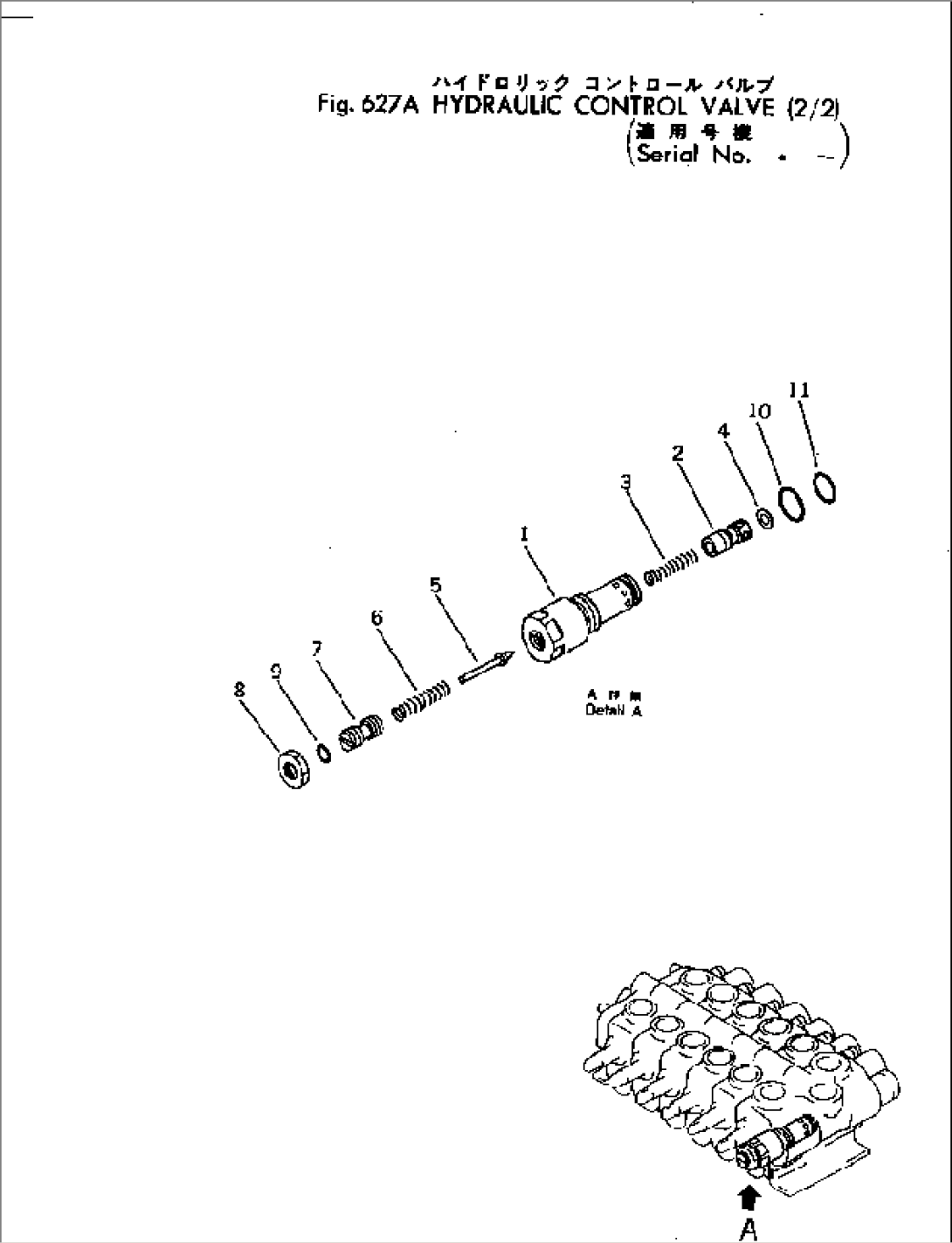 HYDRAULIC CONTROL VALVE (2/2)(#.-)