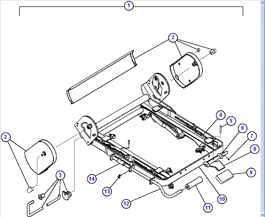 PASSENGER SEAT ASSEMBLY - 2 (PB9771)