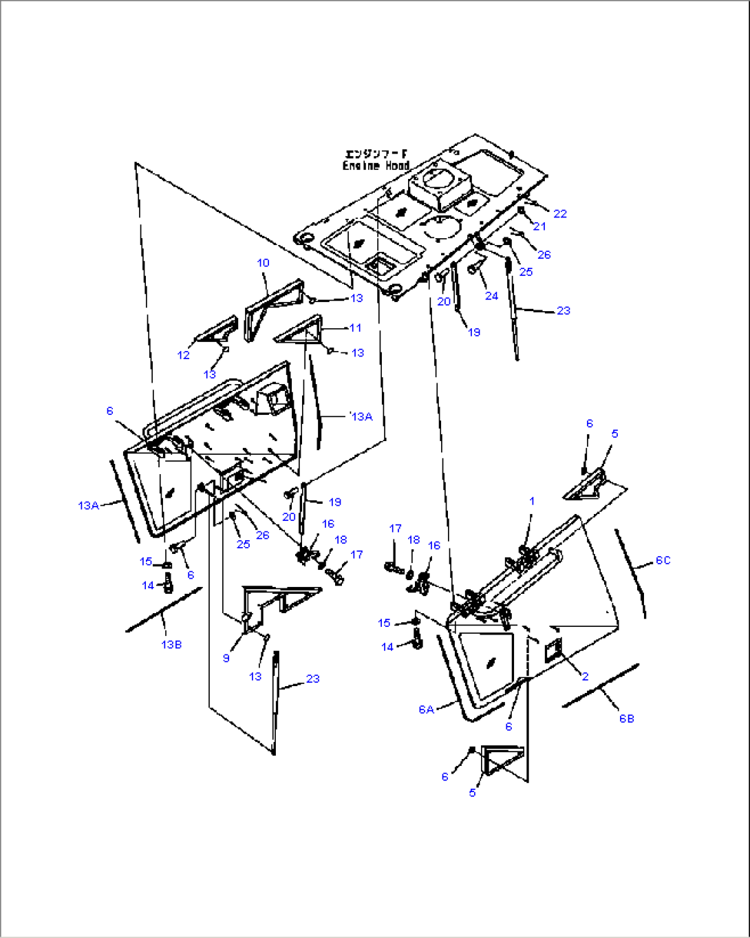 FRONT GUARD (ENGINE SIDE COVER, UPPER) (EU SILENT SPEC.)
