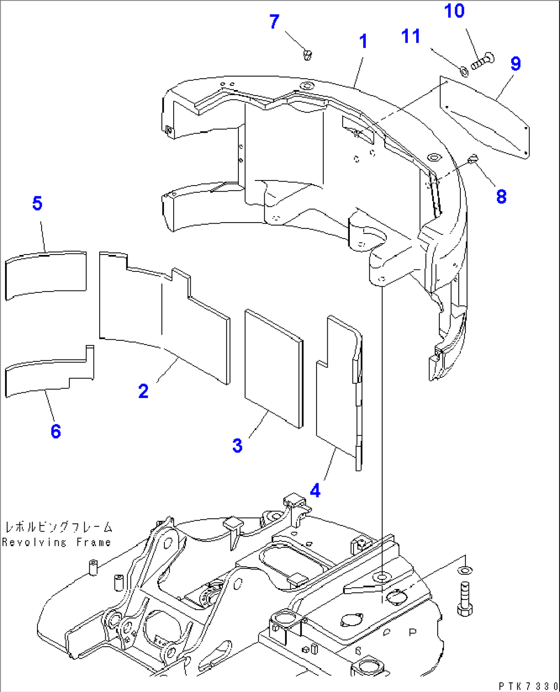 COUNTER WEIGHT (YELLOW)(#5001-)