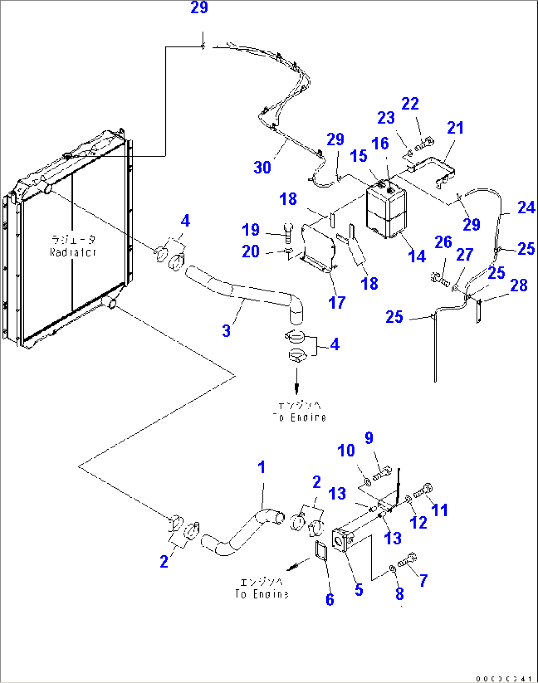 COOLING (RADIATOR PIPING)
