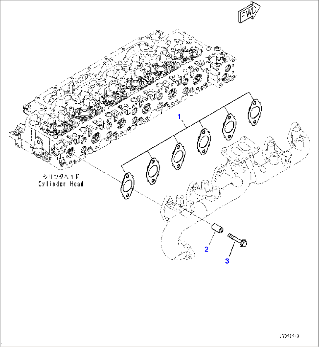 Exhaust Manifold Mounting (#26644419-)