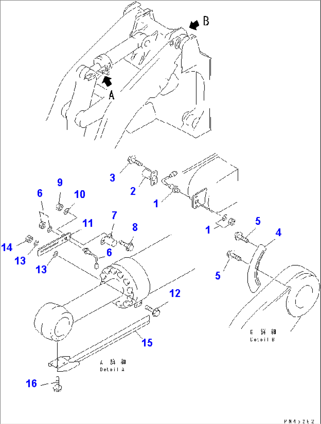 BOOM KICK OUT AND BUCKET POSITIONER
