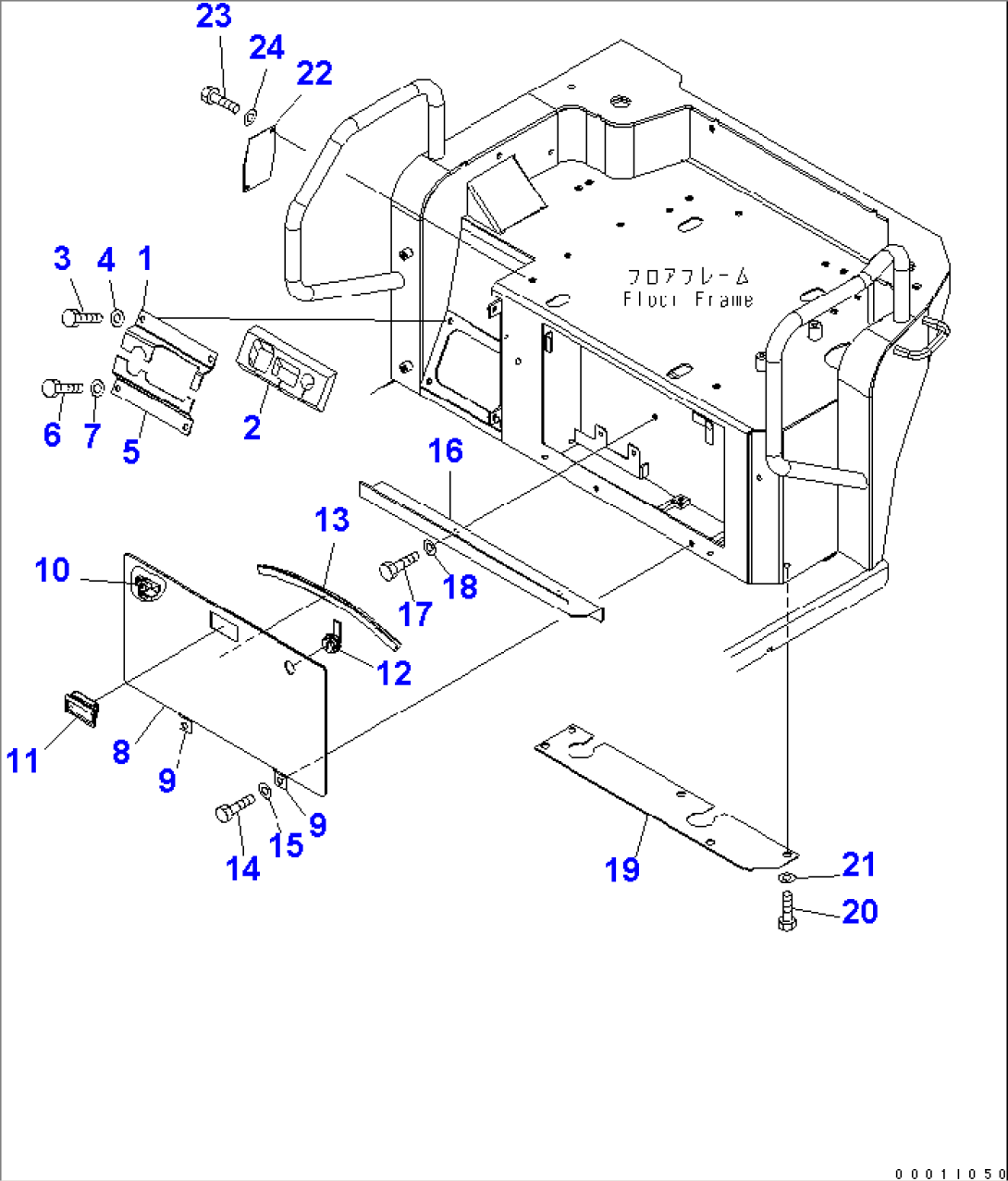 FLOOR FRAME (COVER) (CANOPY)