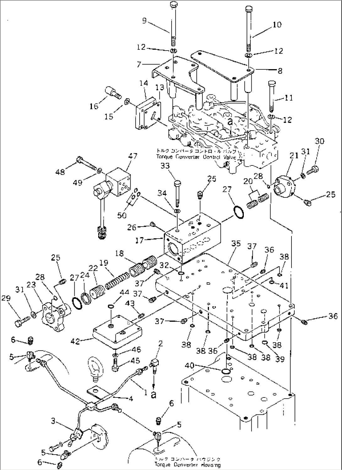 TORQUE CONVERTER PIPING AND SOLENOID VALVE