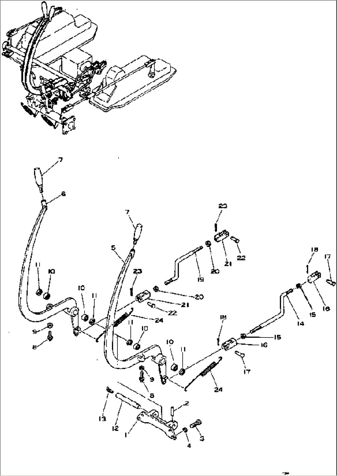 STEERING CONTROL LEVER(#3259-4000)