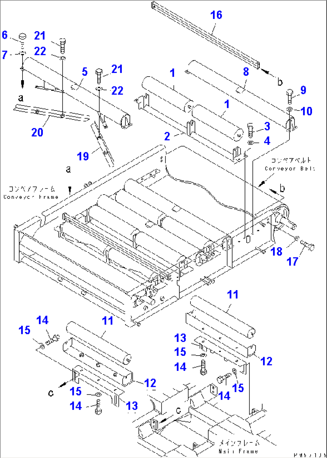 CONVEYOR (5/5) (CARRIER ROLLER)