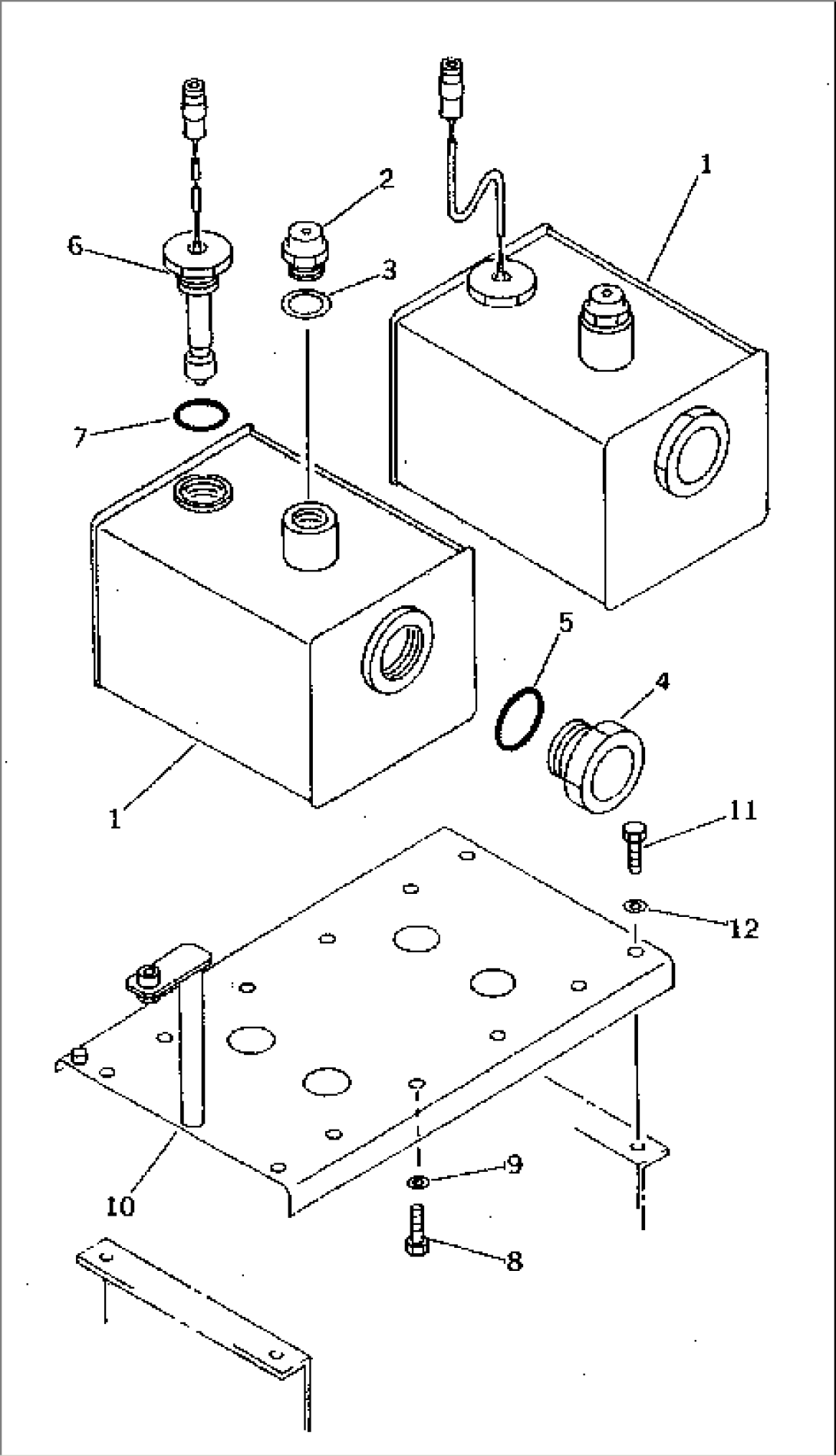 BRAKE OIL PIPING (BRAKE OIL TANK)(#10034-10499)