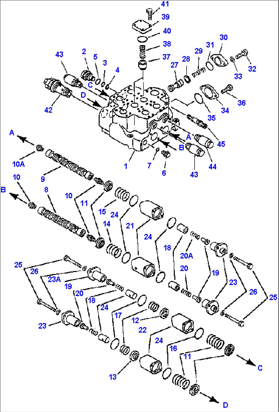 2-SPOOL CONTROL VALVE (1/3)