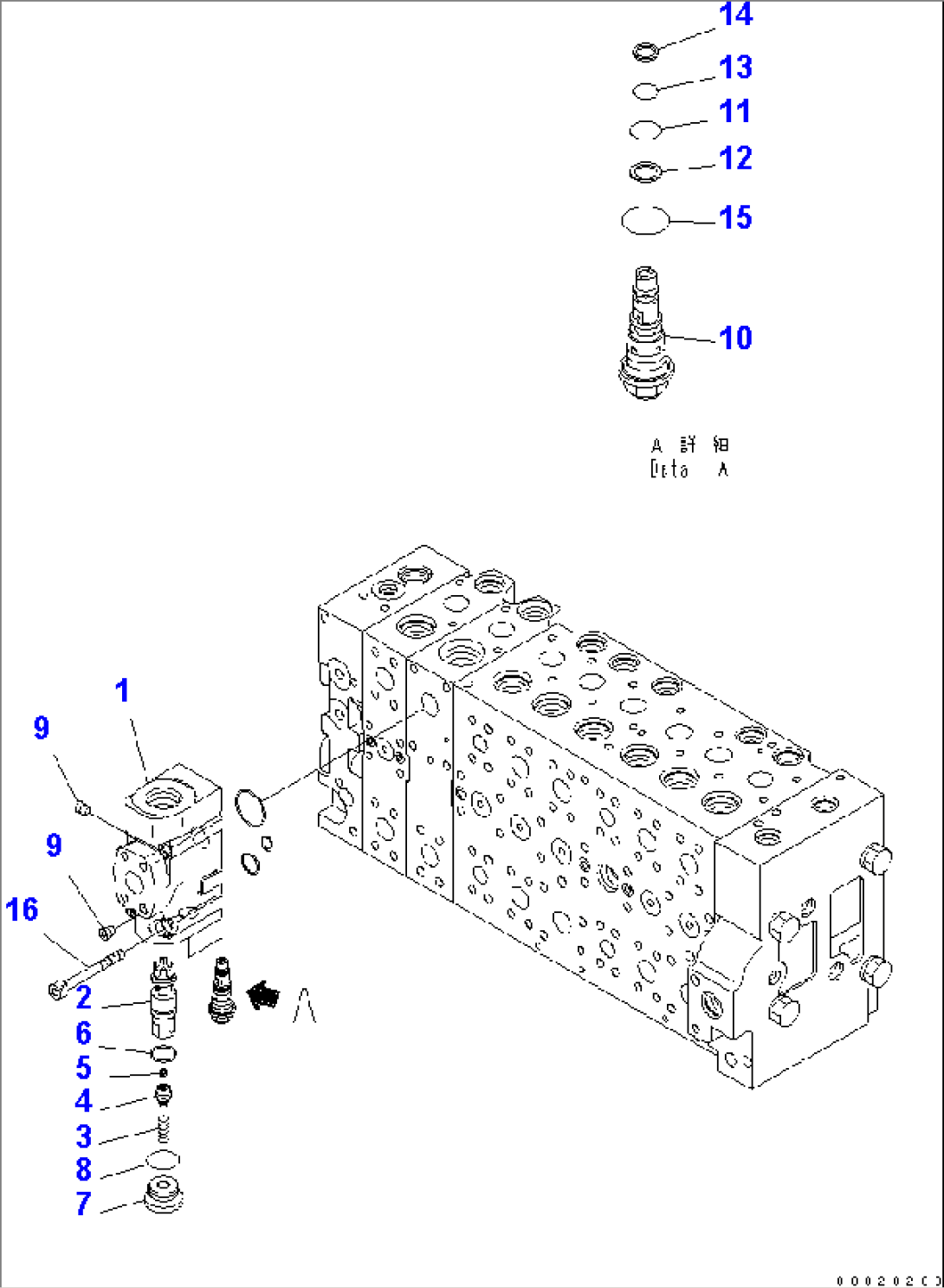 MAIN VALVE (1-ACTUATOR) (19/22) (#K50500-)