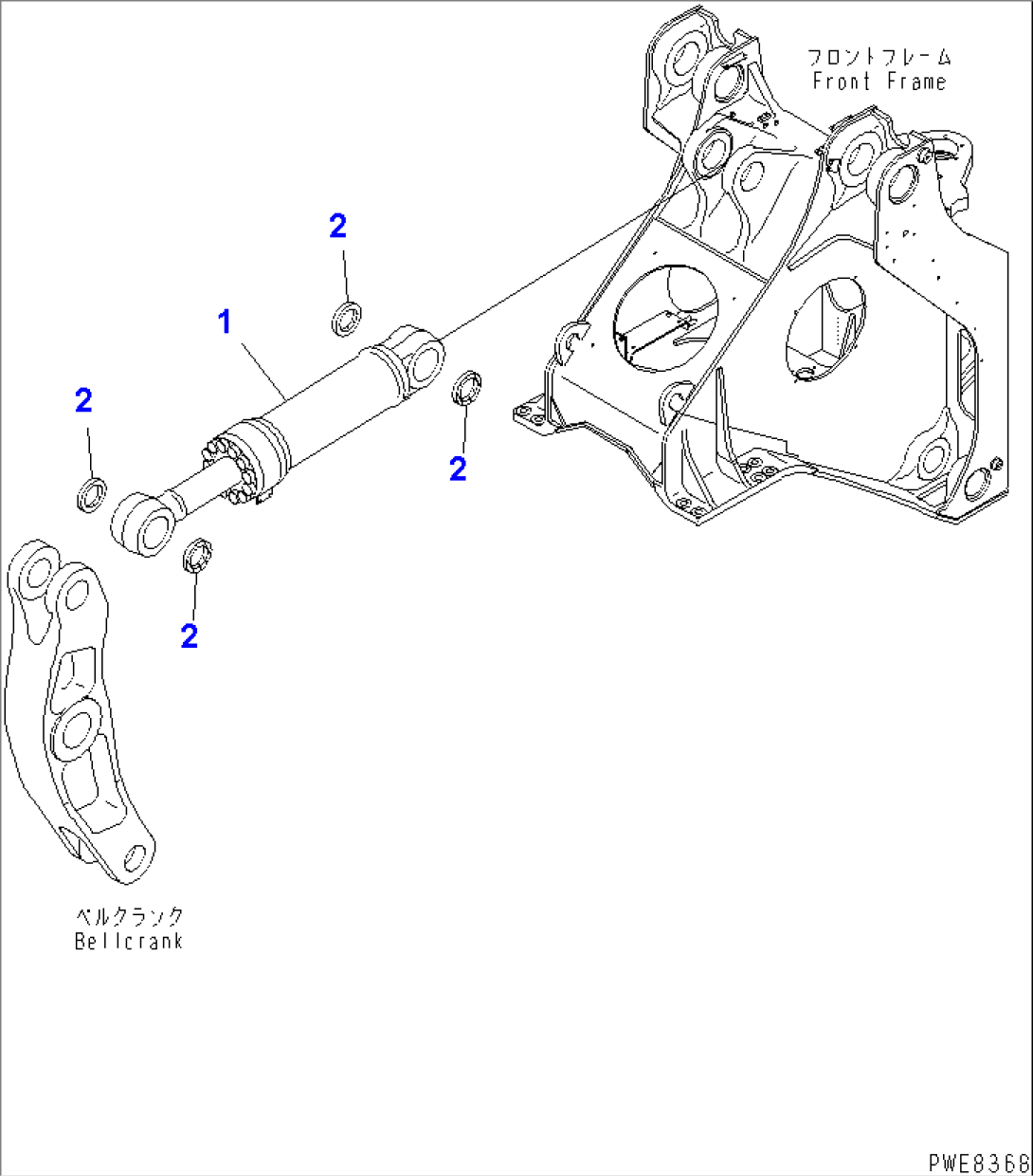 DUMP CYLINDER(#50001-51074)