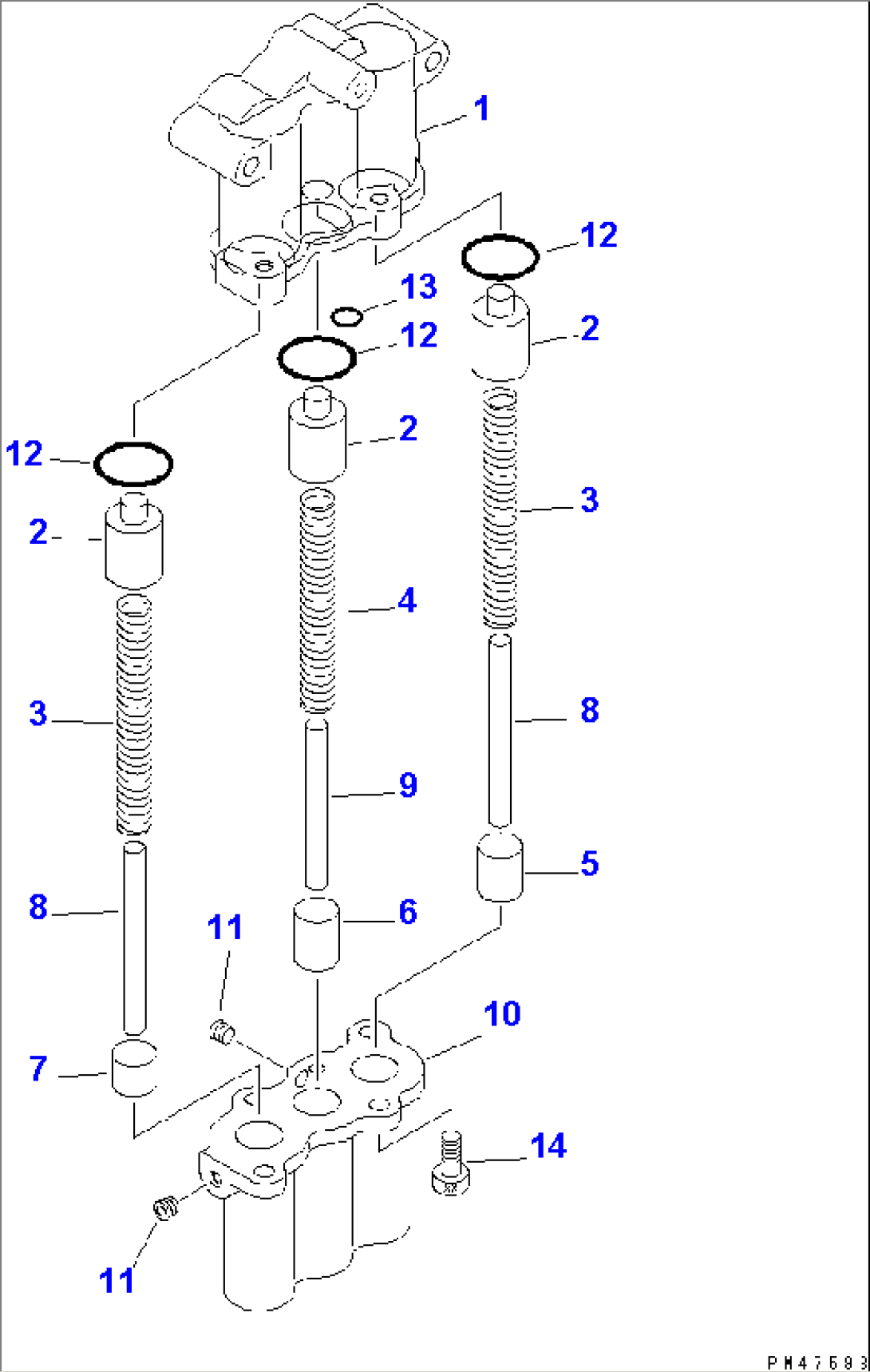 TRANSMISSION ACCUMULATOR VALVE(#60001-)