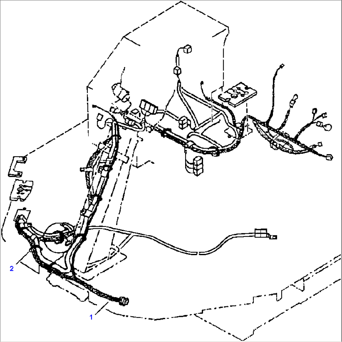 FIG. K0710-05A0 AIR CONDITIONER AND HEATER - ELECTRICAL