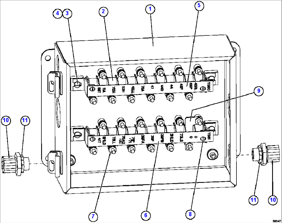 JUNCTION BOX ASSEMBLY - REAR XC2982