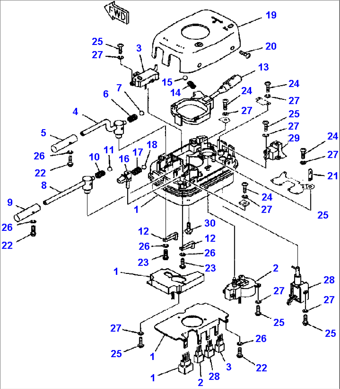 K4430-01A0 TRANSMISSION CONTROL SWITCH