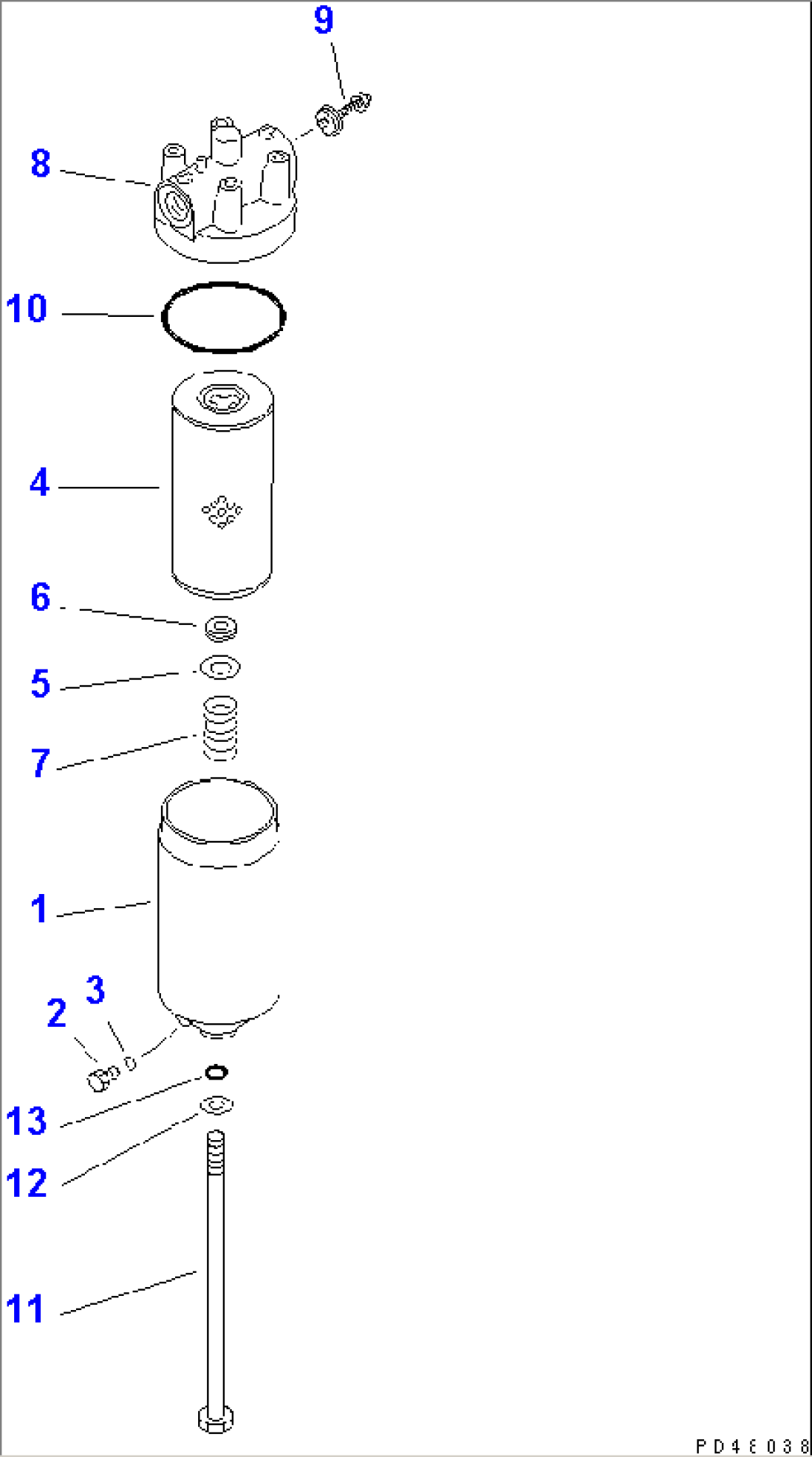 TRANSMISSION OIL FILTER(#60001-)