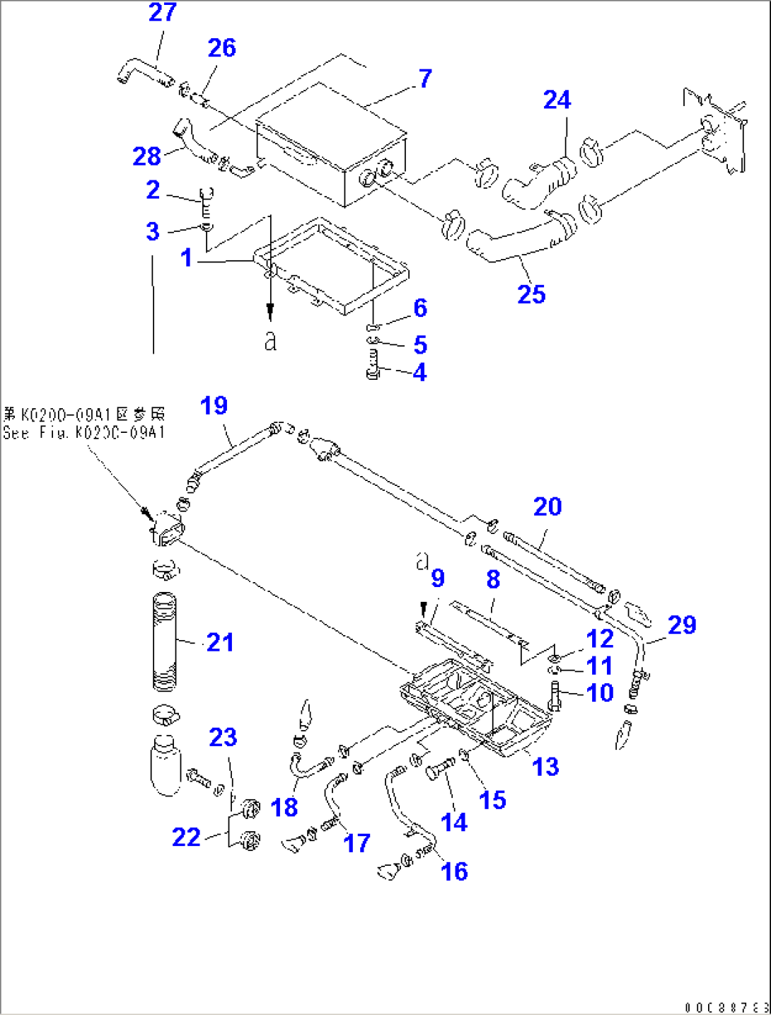 CAB (HEATER RELATED PARTS)(#14543-)