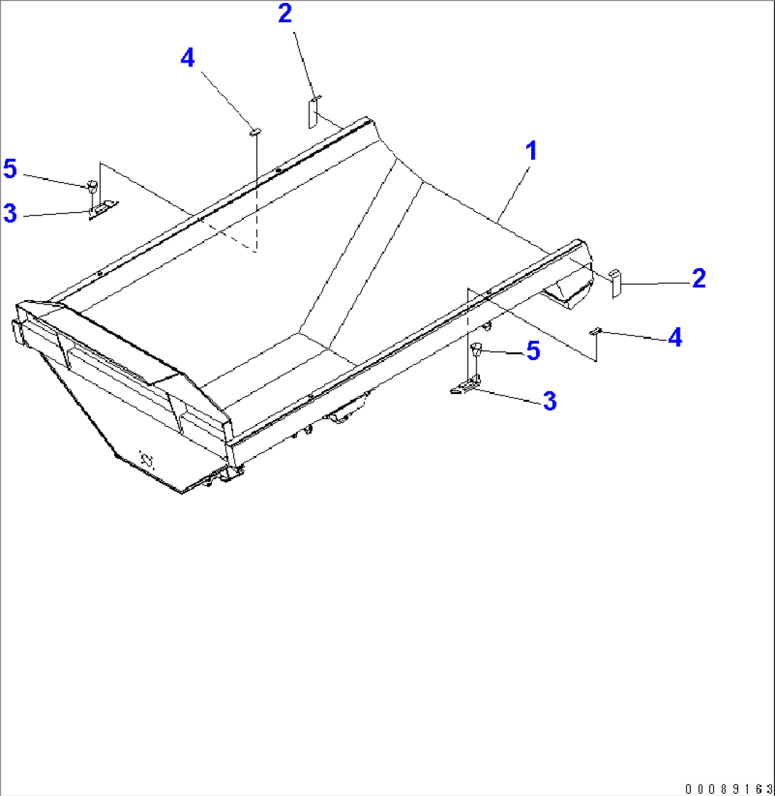 BODY (ALL-CORNER HEATING AND TAIL GATE)(#2625-)