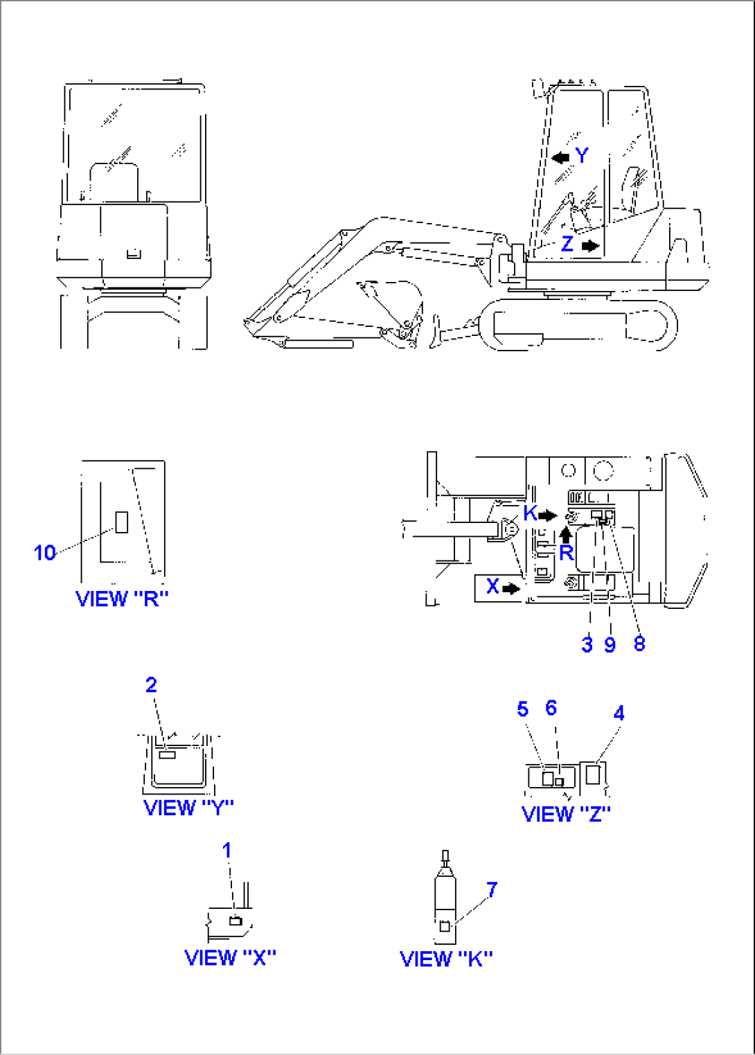 MARKS AND PLATES (FOR OPERATOR