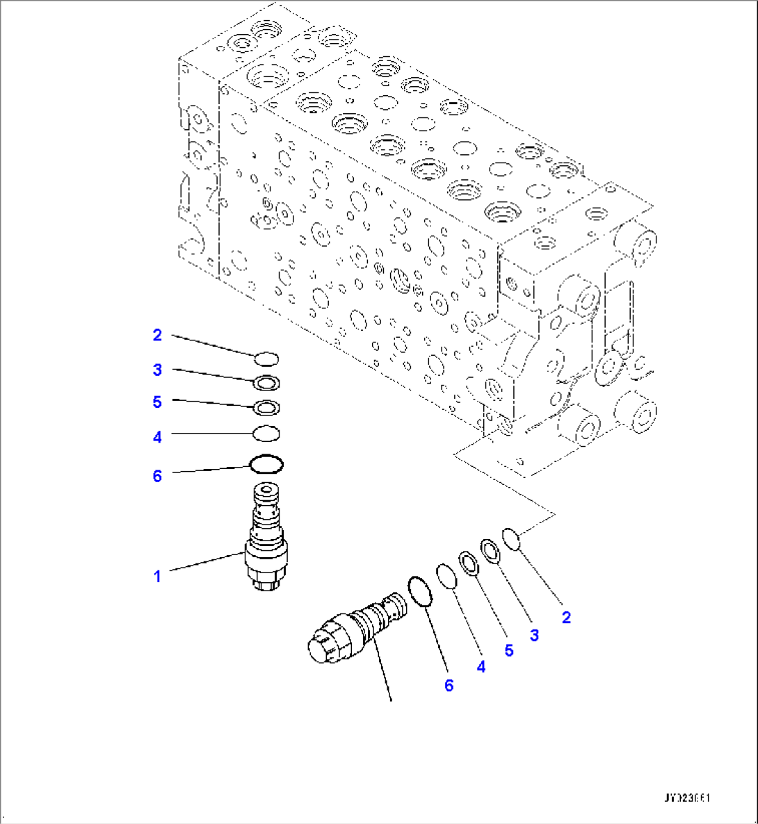 Control Valve, Inner Parts (6/22) (#1001-)