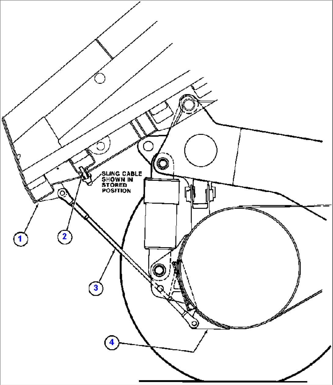 BODY CABLE SLING INSTALLATION