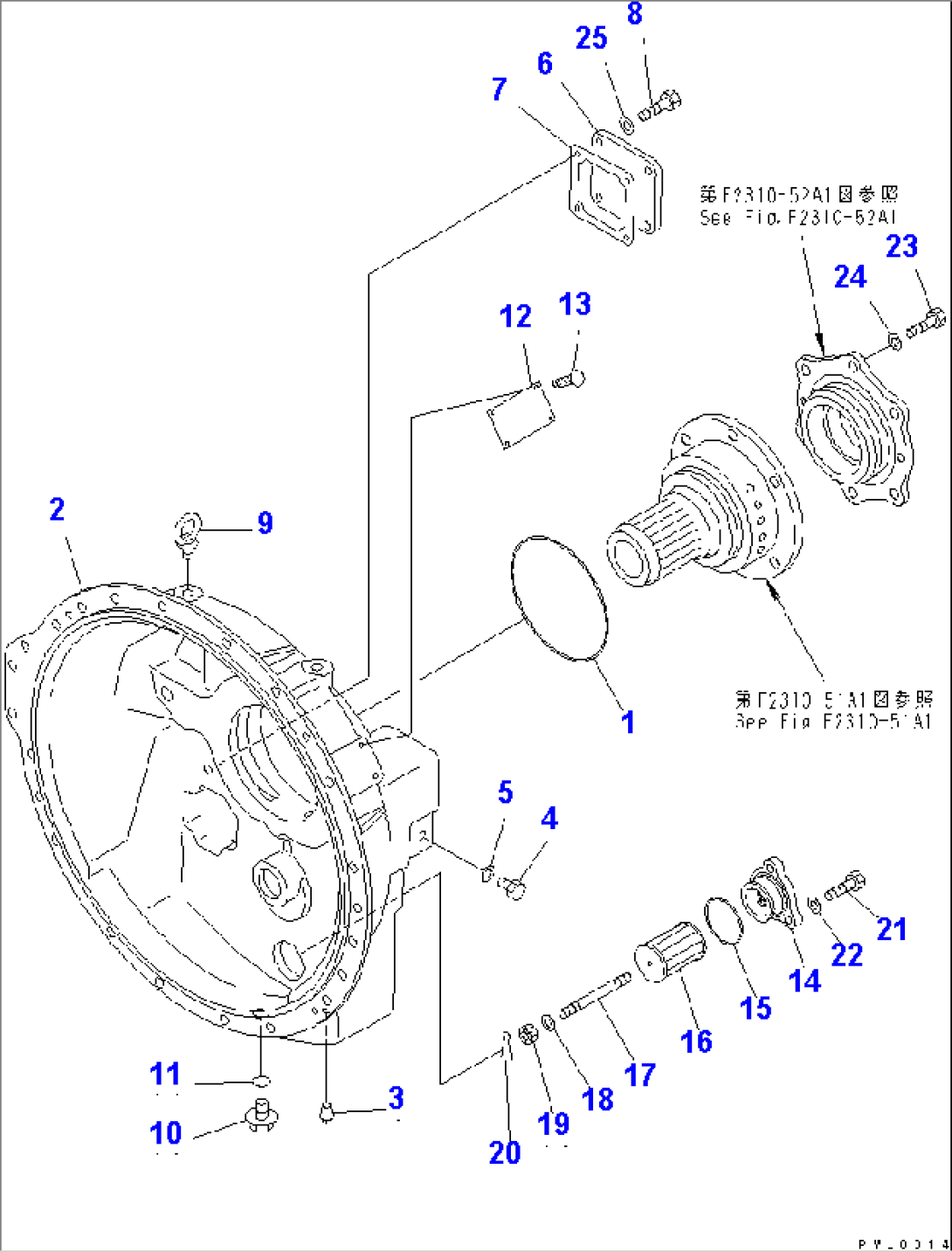 TORQUE CONVERTER HOUSING(#31564-)
