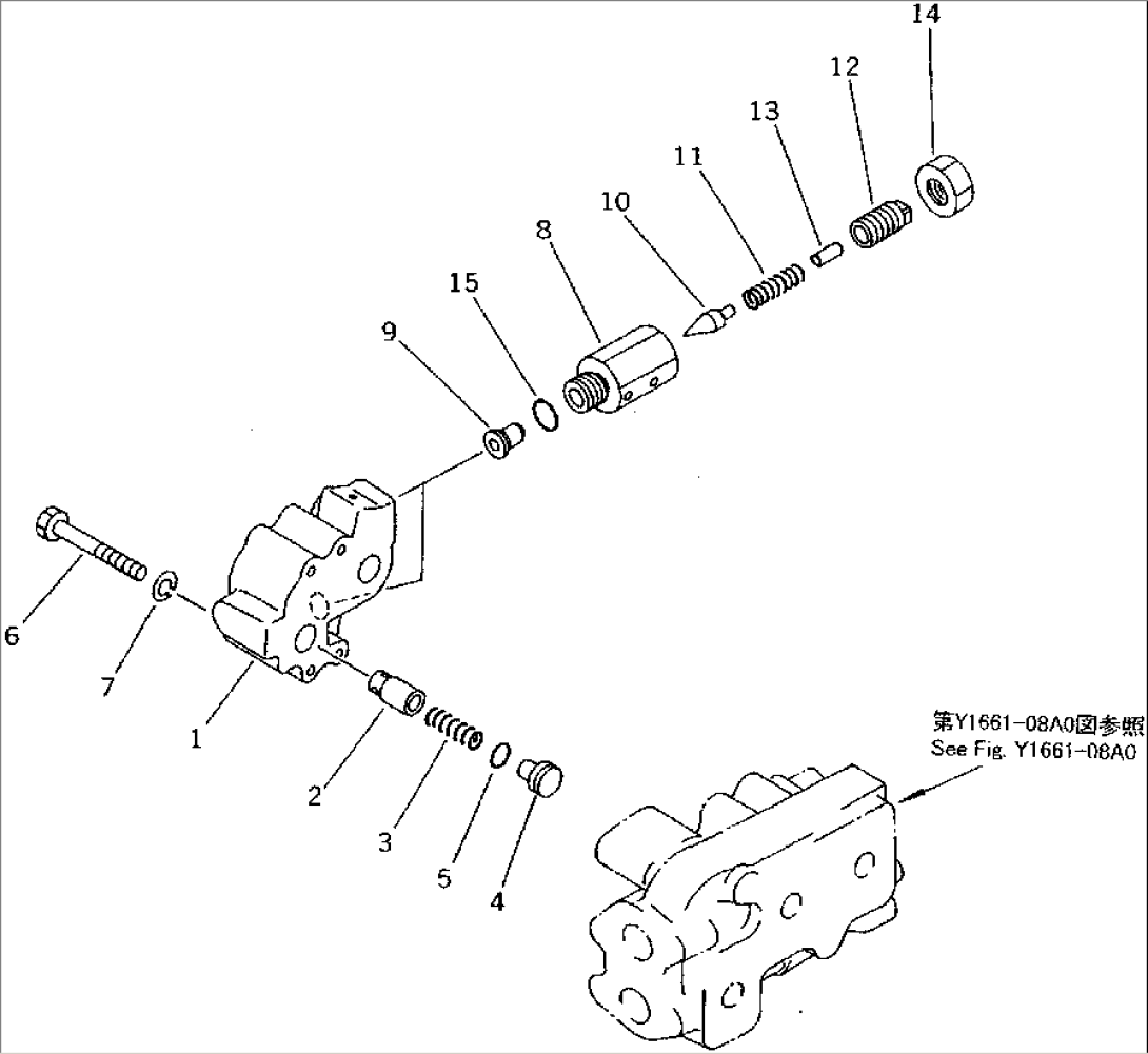 HYDRAULIC TANK AND CONTROL VALVE (9/9) (FOR POWER ANGLE POWER TILT DOZER AND RIPPER)
