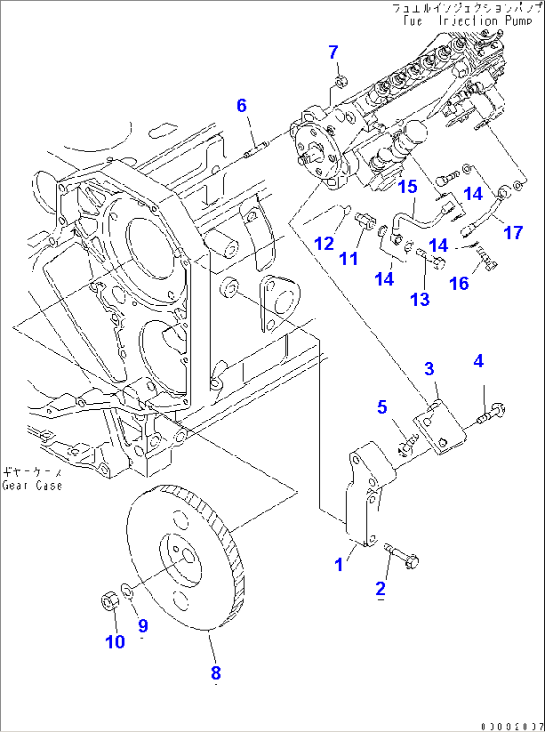FUEL INJECTION PUMP MOUNTING(#26302312-)