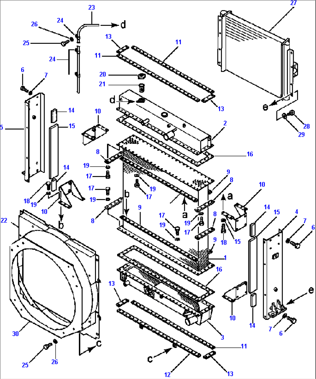 C0110-01A1 RADIATOR COMPLETE ASSEMBLY