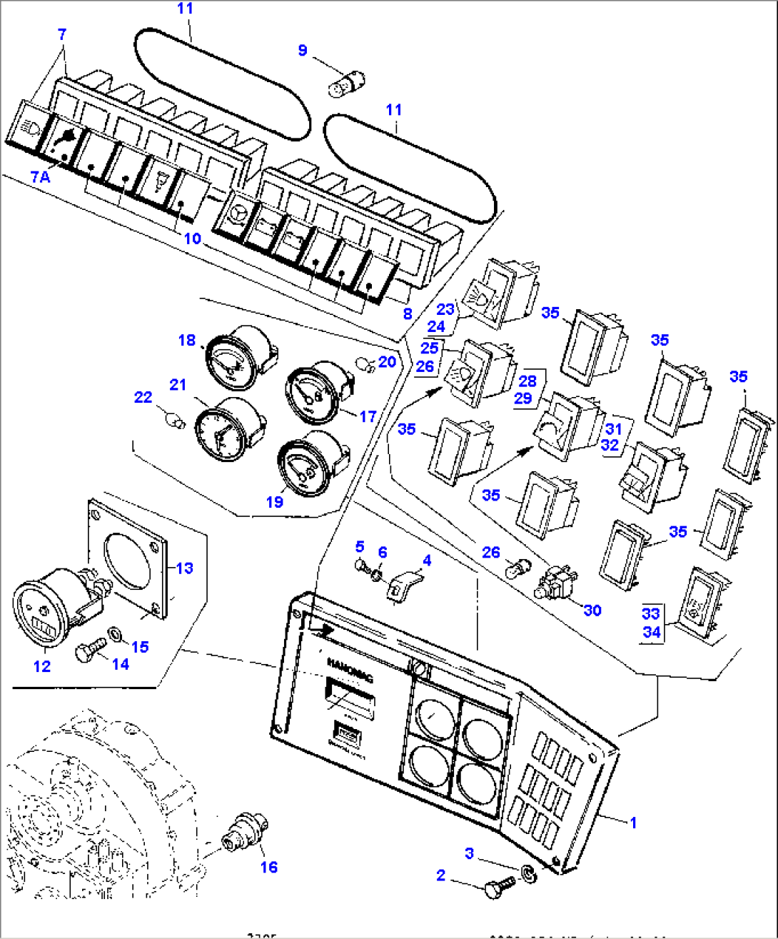 INSTRUMENT PANEL AND INSTRUMENTS