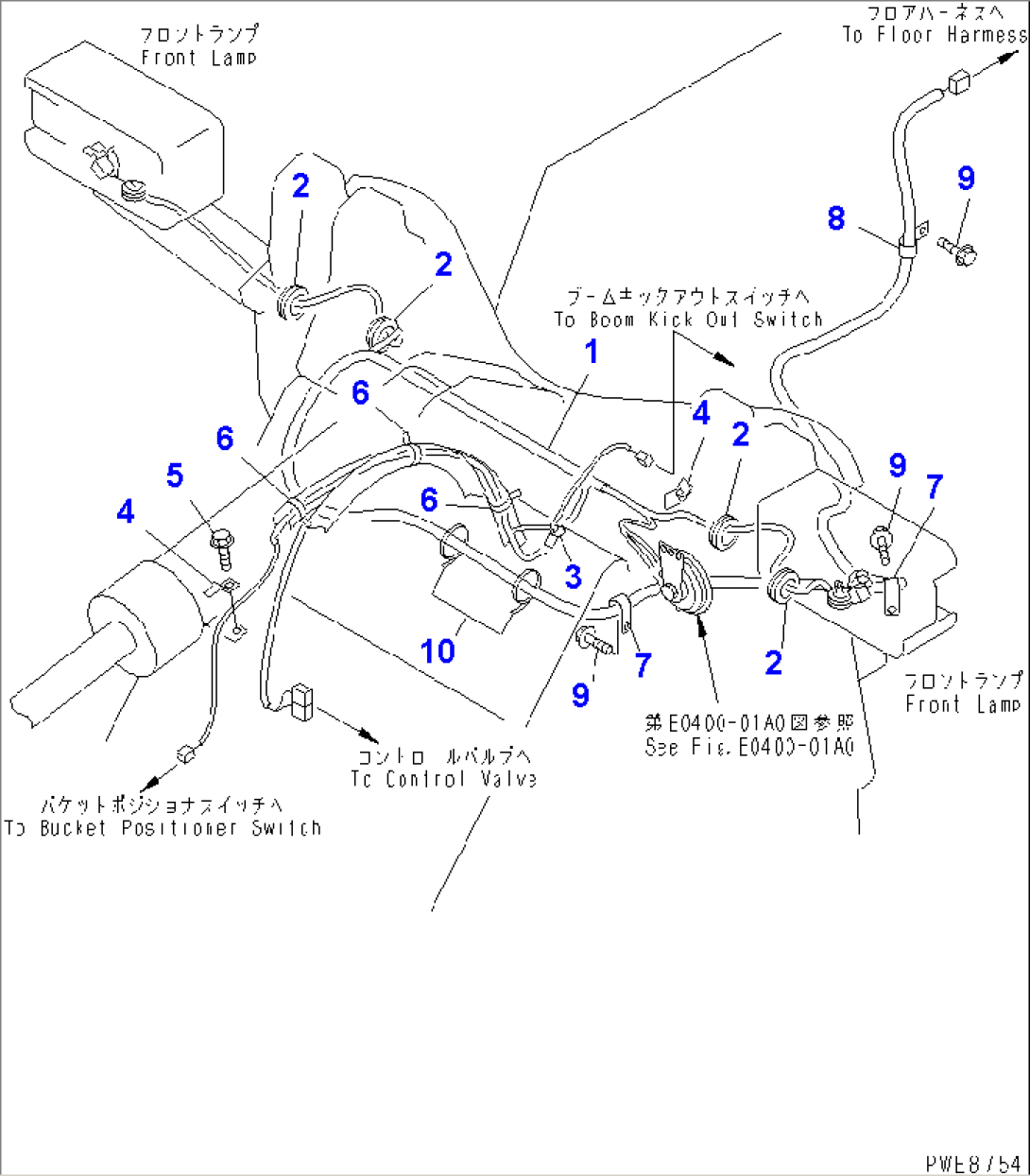 MAIN HARNESS (FRONT FRAME LINE)