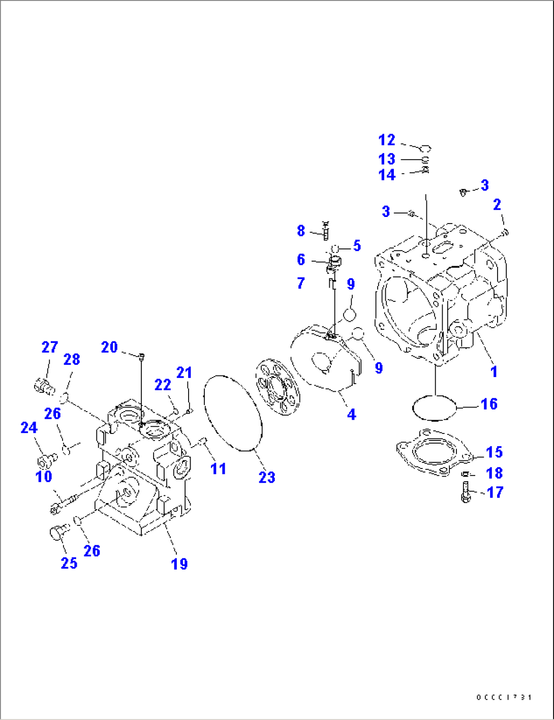 FAN PUMP (1/7) (#B45001-B47487)