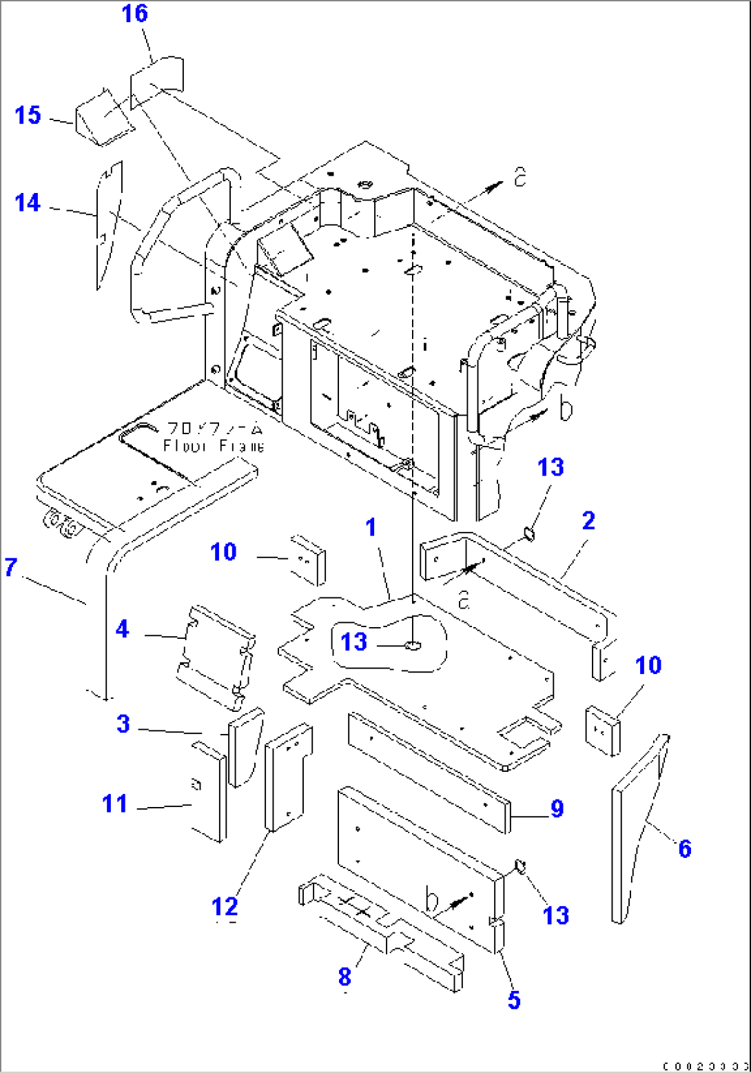 FLOOR FRAME (SHEET) (CANOPY)