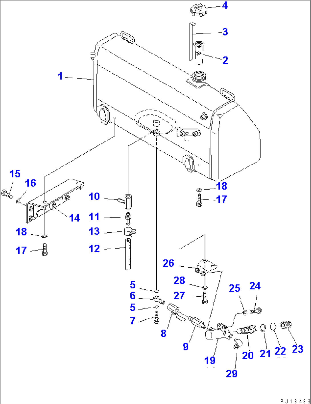 FUEL TANK(#35001-)