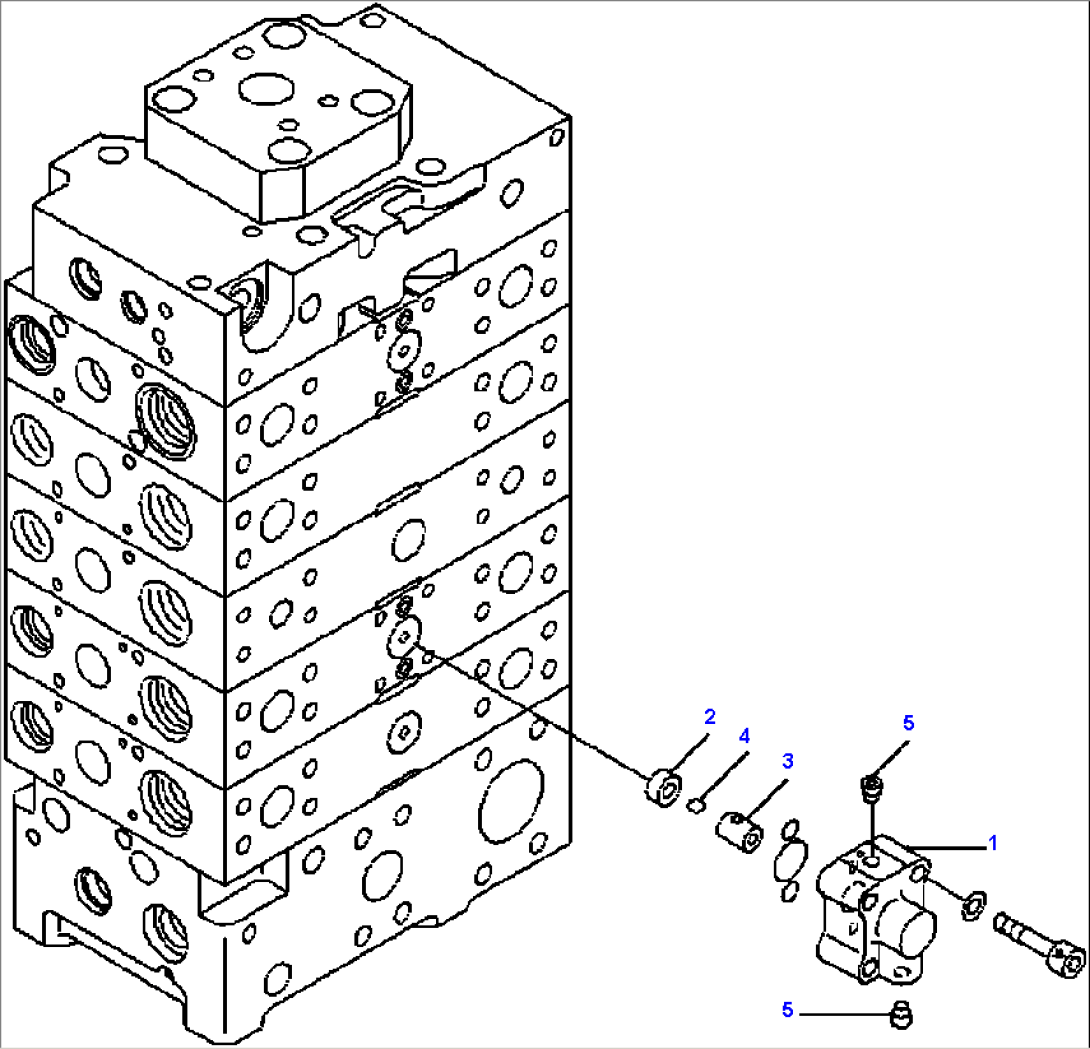 H0121-09B0 MAIN VALVE 3-SPOOL FOR ECSS (9/12)