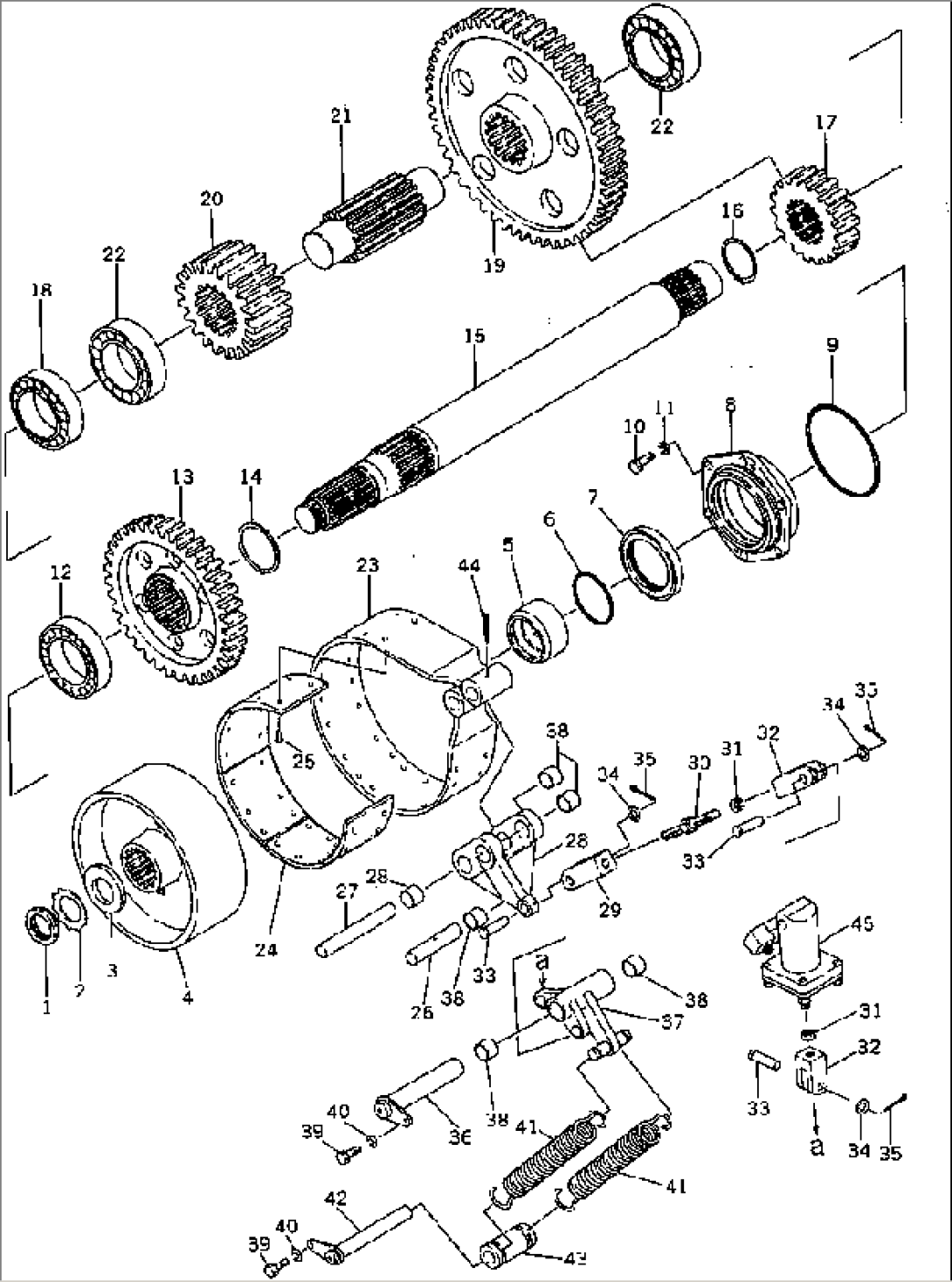 BRAKE (FOR TOWING WINCH)