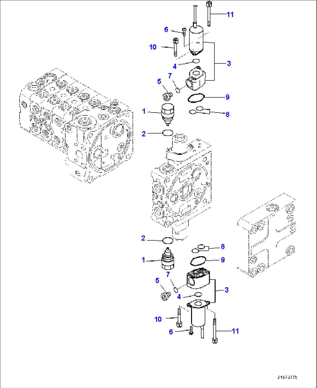 Fender Group, Control Valve, 5-Valve (11/12) (#80001-)