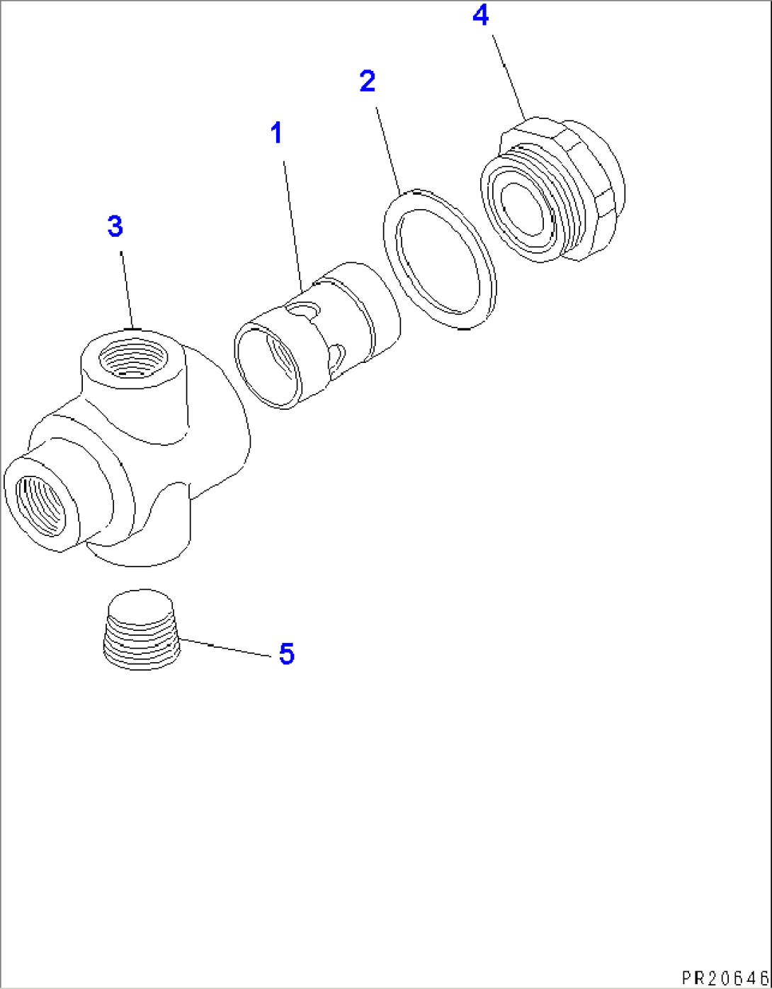 CHECK VALVE (FOR RELAY VALVE)